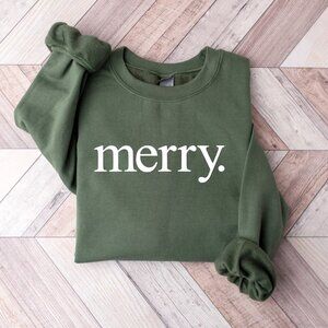 Christmas Sweatshirt, Merry Christmas Sweatshirt, Christmas Shirt for Women 141